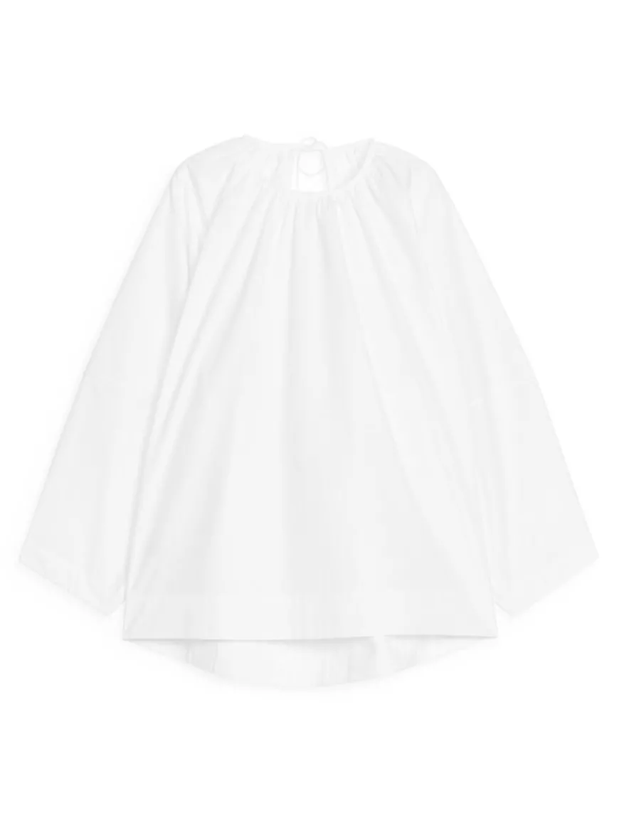 Scoop-Back Blouse