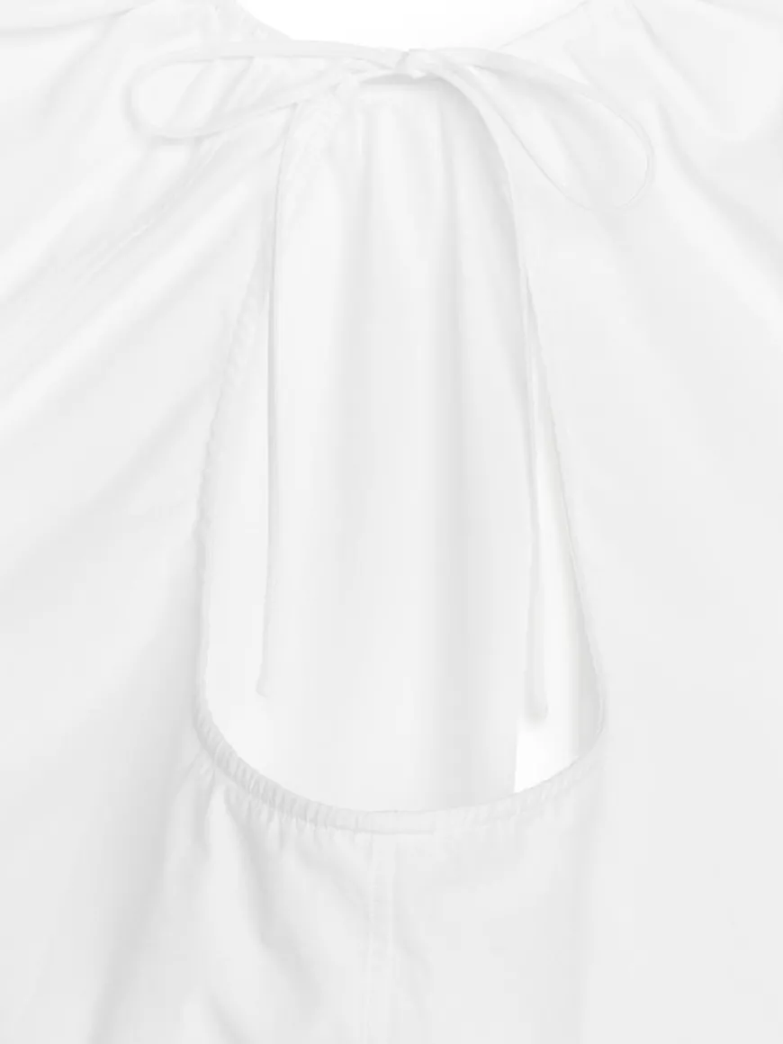 Scoop-Back Blouse