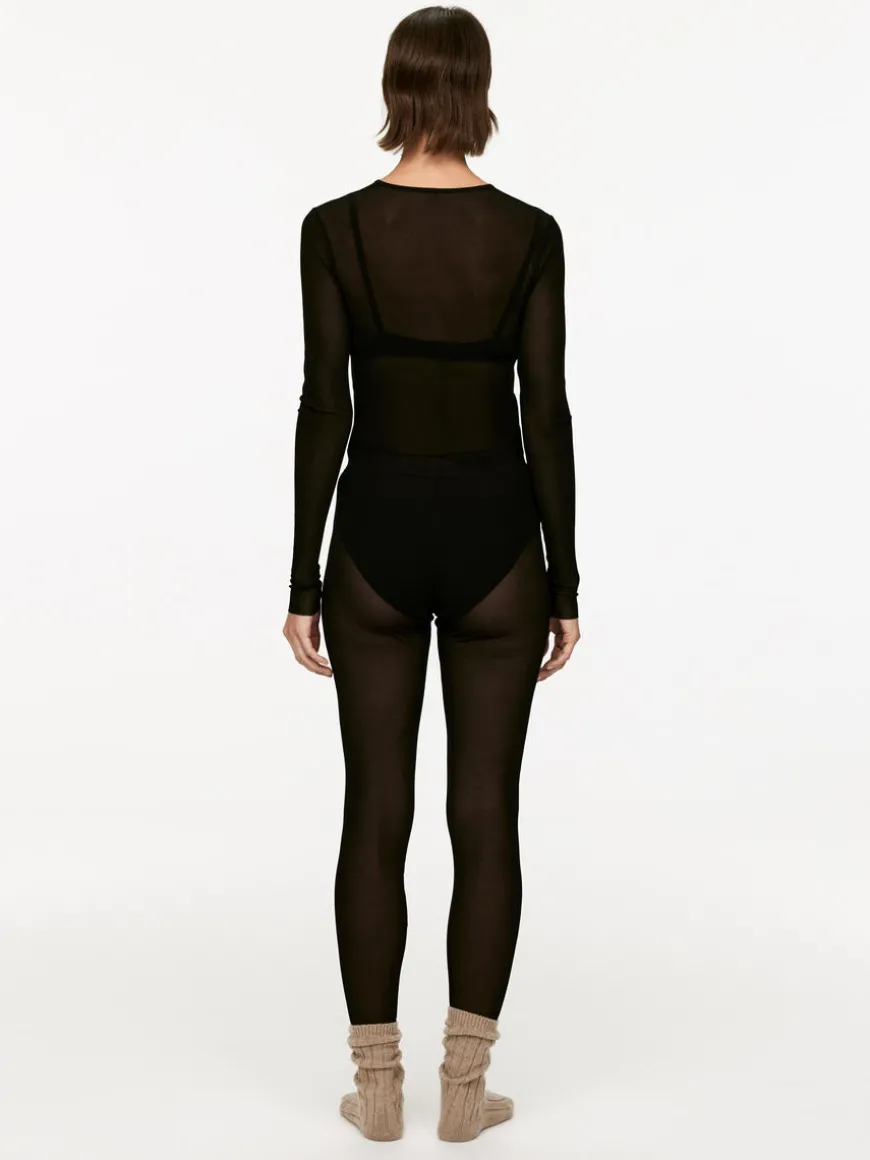 Silk Rib Leggings