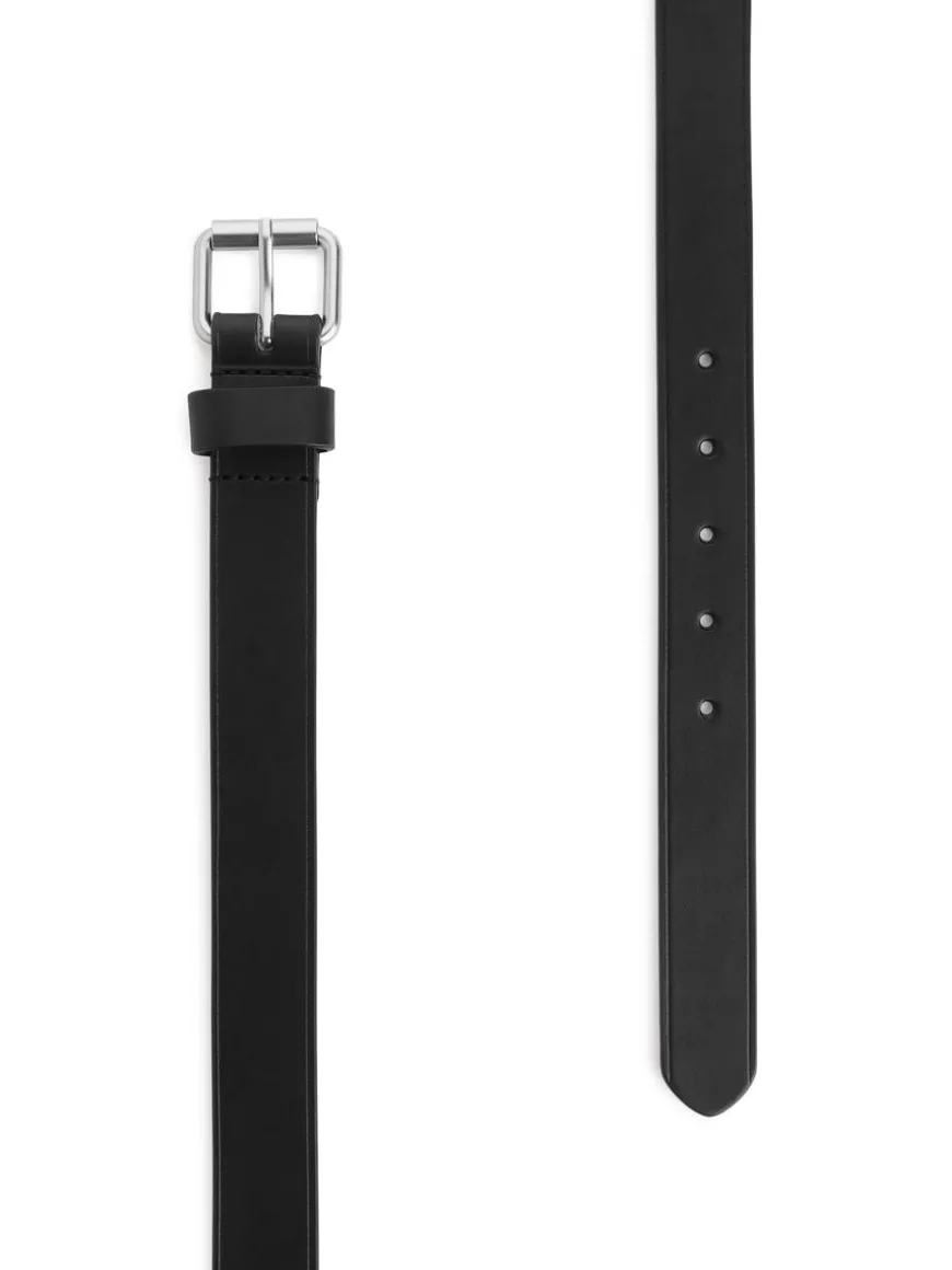 Slim Leather Belt