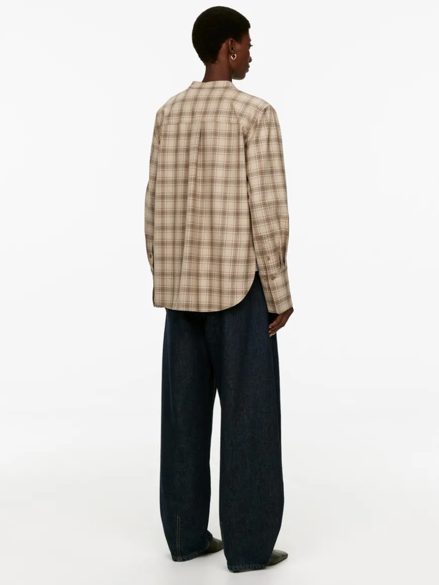 Stand- Collar Shirt