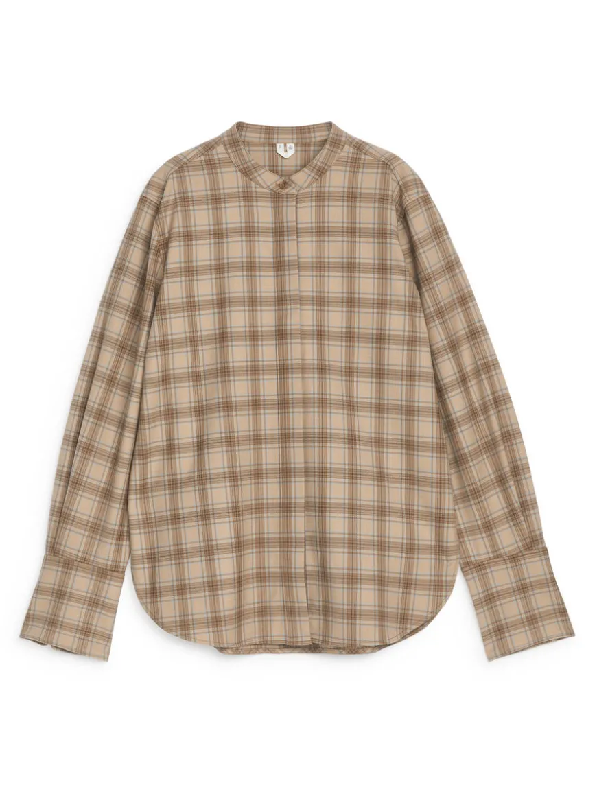 Stand- Collar Shirt