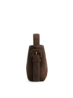 Suede Crossbody Bag