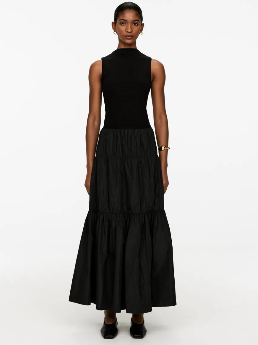Tiered Maxi Skirt