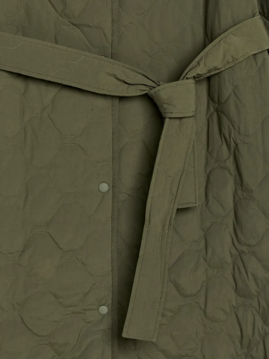 Upcycled Down Liner Coat