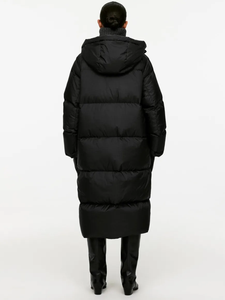 Upcycled Down Long Coat