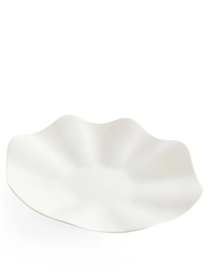 Wavy Stoneware Bowl