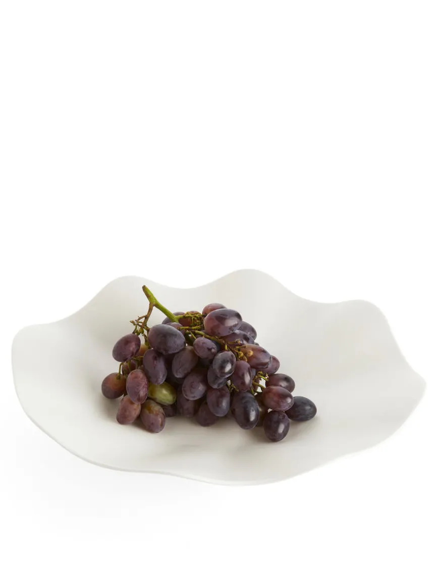 Wavy Stoneware Bowl
