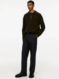 Wide Wool Trousers