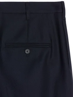 Wide Wool Trousers