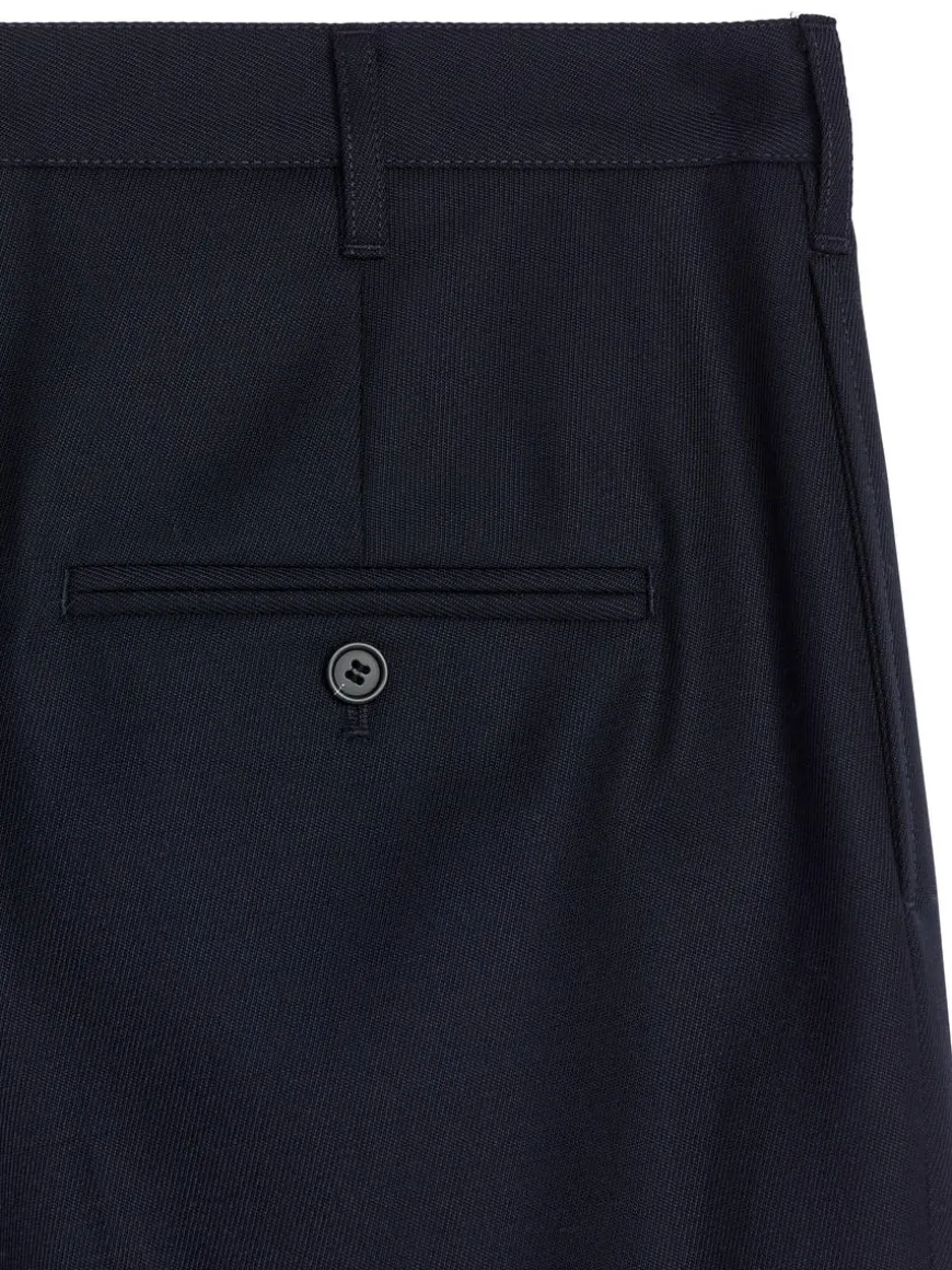 Wide Wool Trousers
