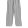 Wide-Leg Slit Sweatpants