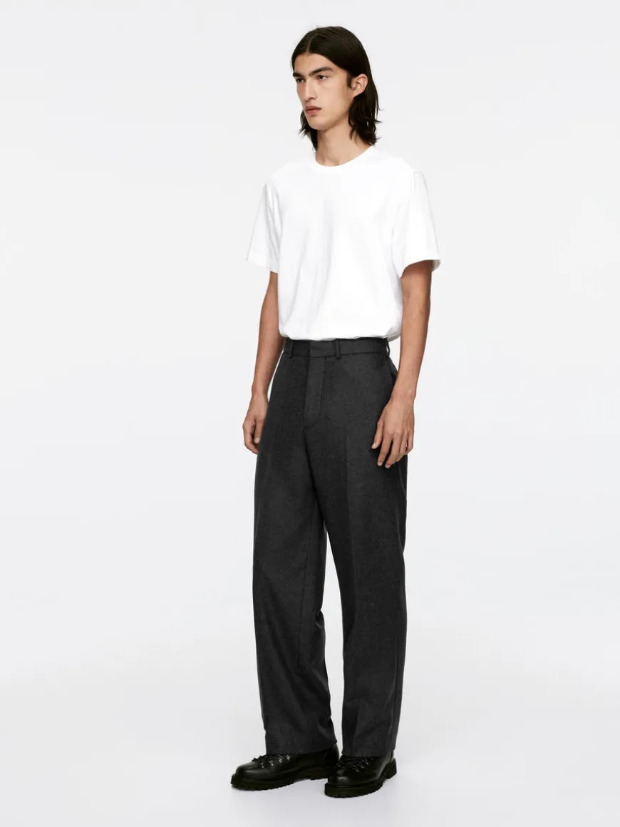 Wool Blend Trousers