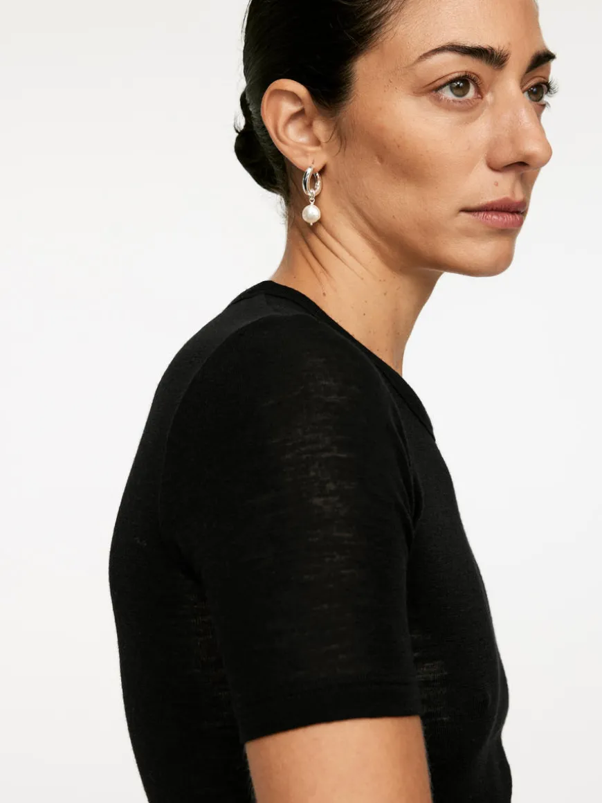 Wool Rib T-Shirt