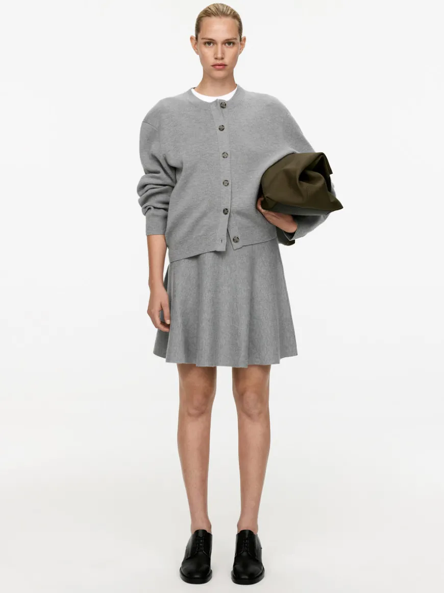 Wool-Blend Mini Skirt
