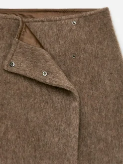 Wool-Blend Mini Skirt